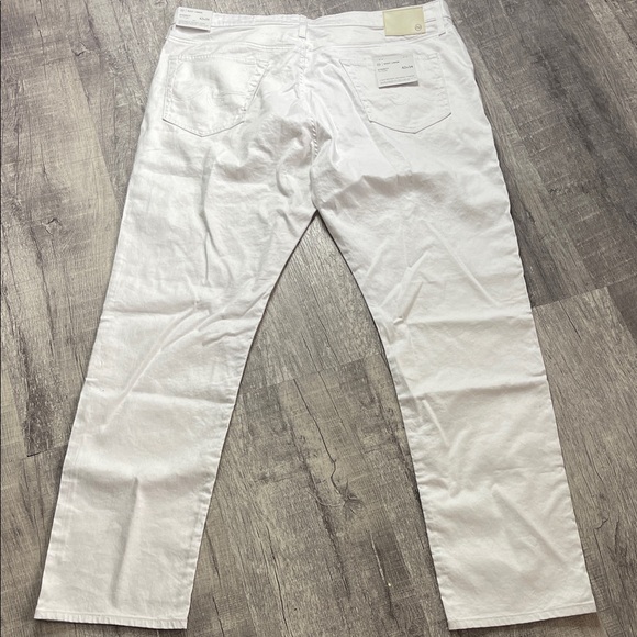 Adriano Goldschmied Everett Slim Straight White Pants - Picture 2 of 10